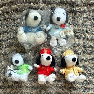 New Peanuts Snoopy Plush - Assorted Colors
